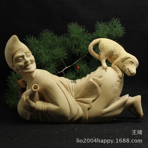 匠心獨(dú)運(yùn)，靈韻生動(dòng)——福建莆田精品黃楊木雕刻濟(jì)公佛像